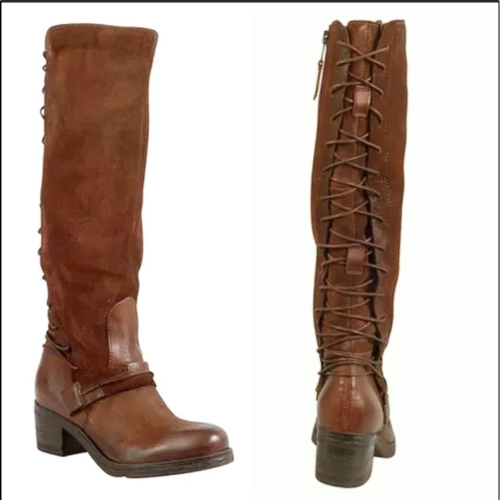 Miz Mooz leather and seude boots